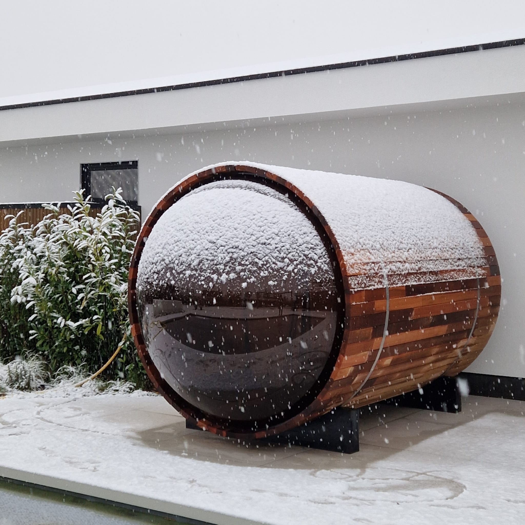 sauna sneeuw