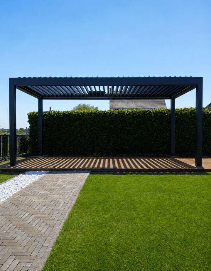 Vrijstaande pergola met RGB licht rondom | TNW Interieur